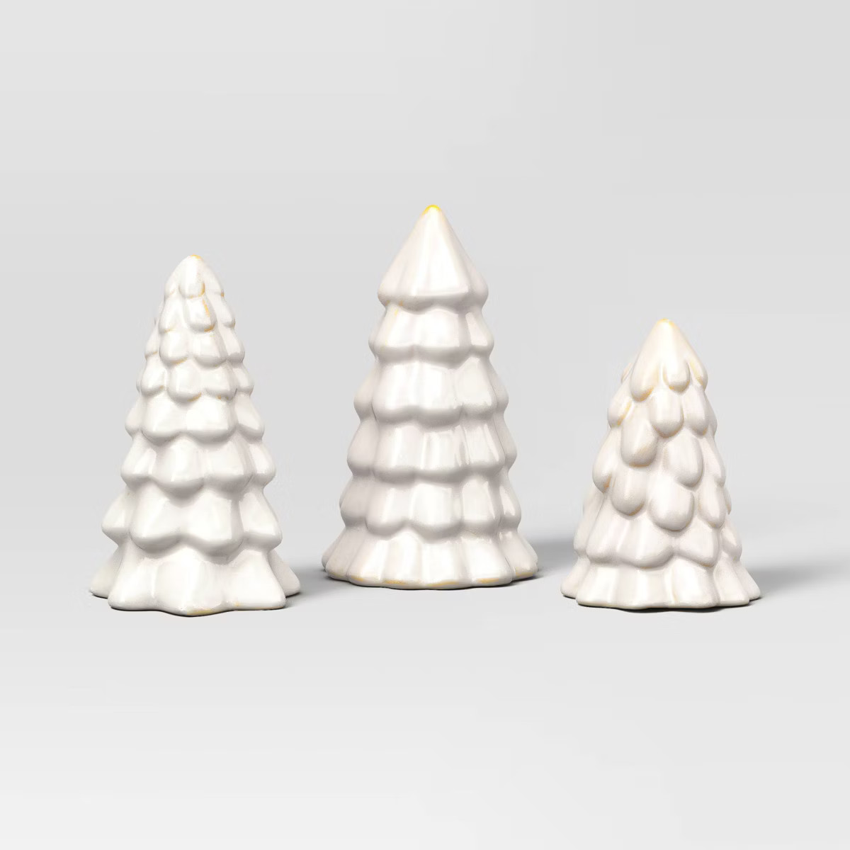 3ct Christmas Ceramic White Tree Set - Wondershop™ | Target