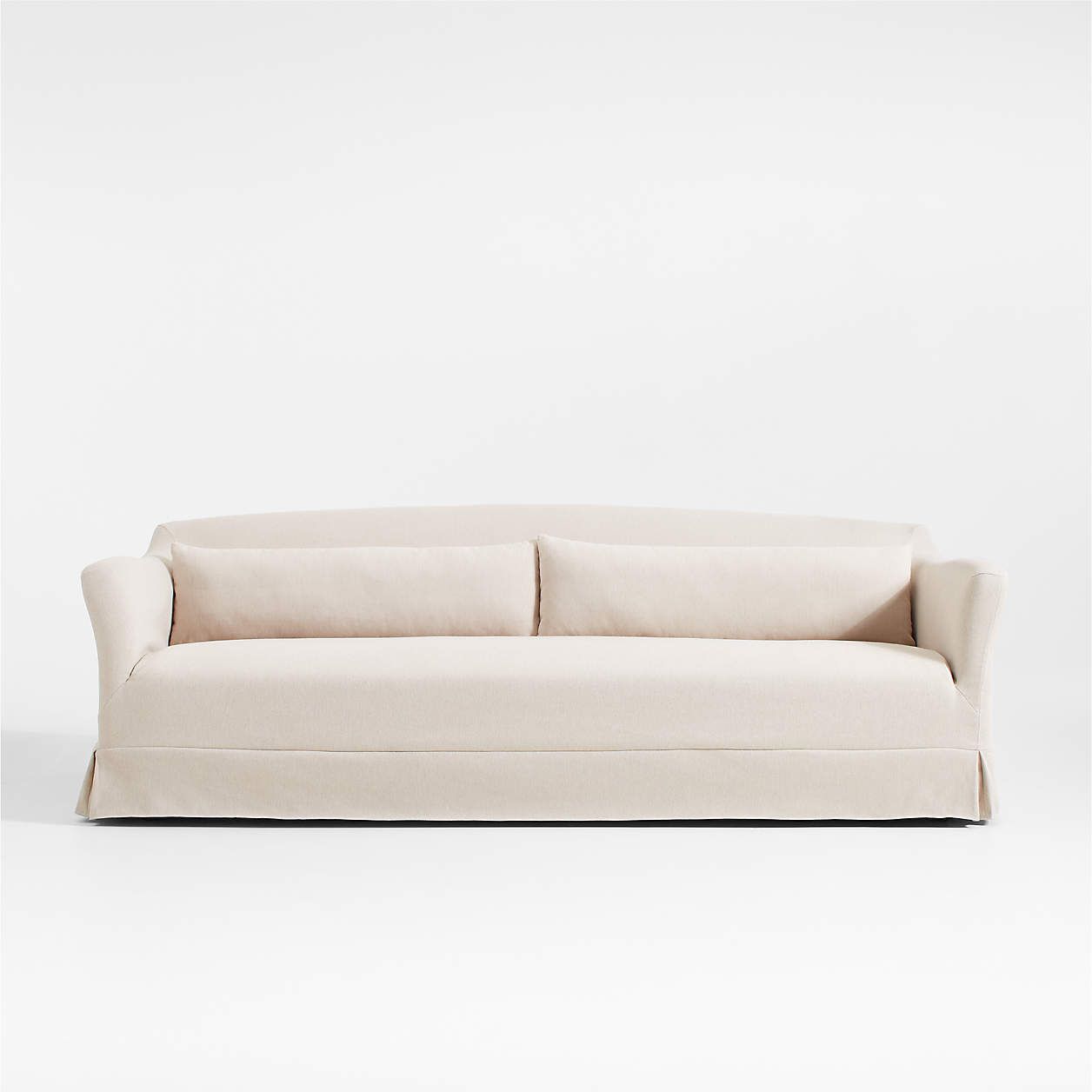 Crawford 90" Slipcovered Sofa by Jake Arnold | Crate & Barrel | Crate & Barrel