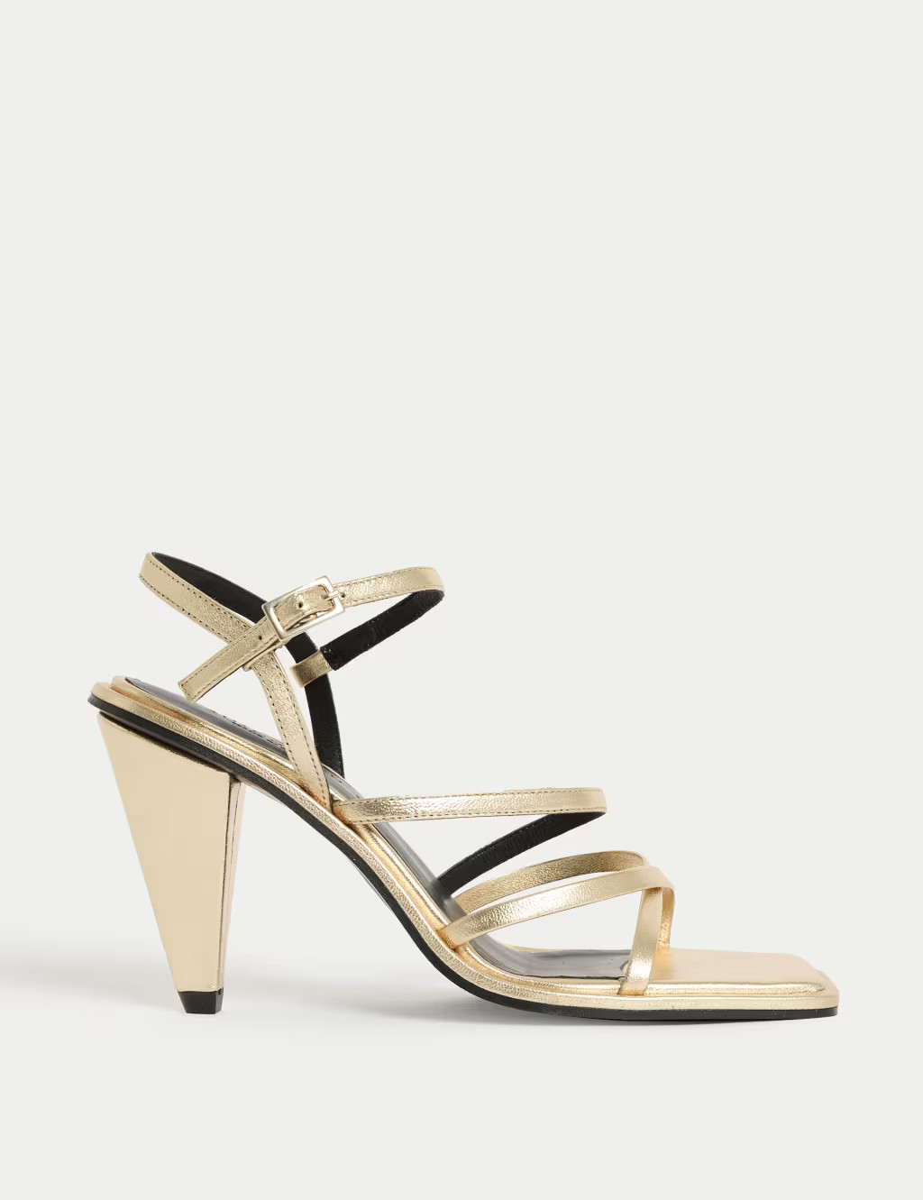 Leather Kitten Heel Sandals | Marks & Spencer (UK)