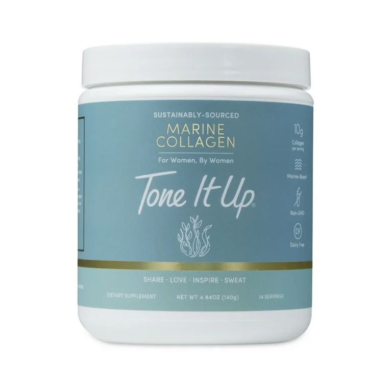 Tone It Up Marine Collagen Powder, 10g Protein, 14 Servings - Walmart.com | Walmart (US)