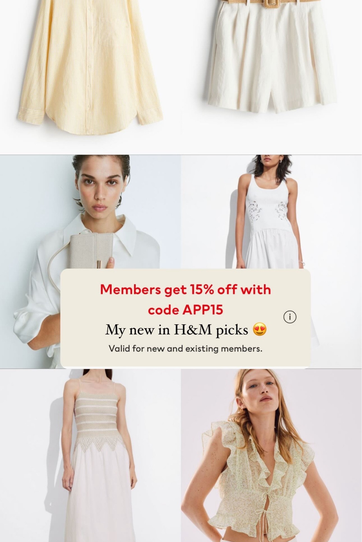 My current H&M picks! Members discount APP15 for 15% off 

#LTKuk #LTKstyletip #LTKeurope