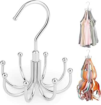 ZEDODIER Tank Top Hanger, Rotatable Bra Organzier for Closet, Max 24 Storage Capacity Sport Bras ... | Amazon (US)