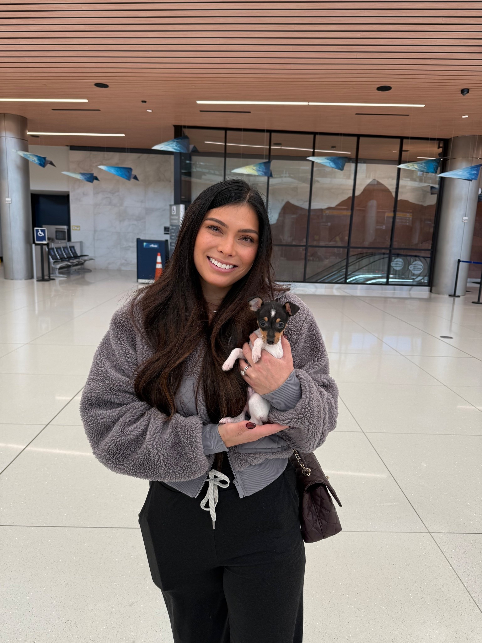 So excited to be bringing home our newest family member, Tacho! Wearing the Sherpa Edge Bomber jacket. This color is no longer available but there are some really cute neutrals available!

#LTKootd #LTKmomlife #LTKHome