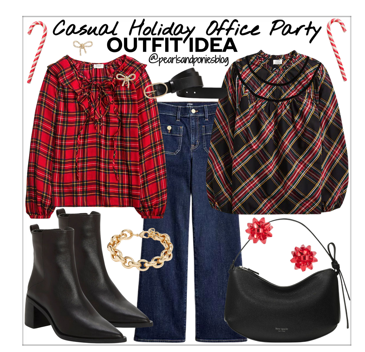 Casual Holiday Office Party Outfit Idea 

 #LTKHoliday