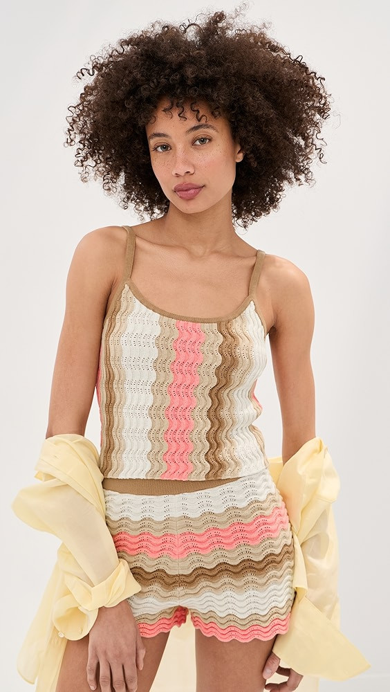 Jeselle Wavy Stripe Tank Top | Shopbop