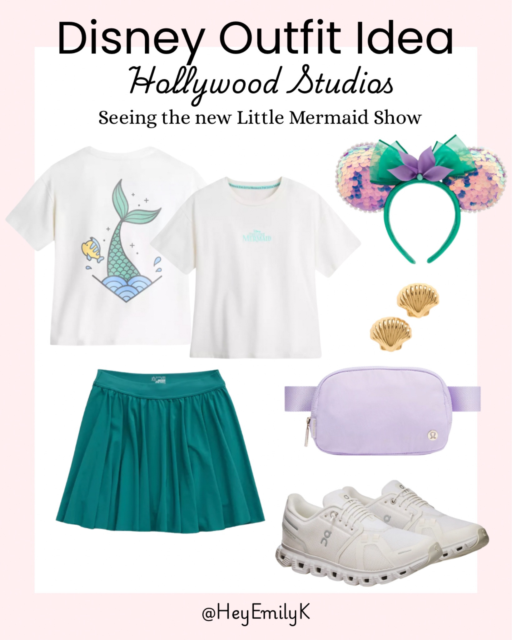 Little Mermaid inspired outfit for Disney World! 

Athleisure summer outfit theme park 

#LTKTravel #LTKSeasonal #LTKActive