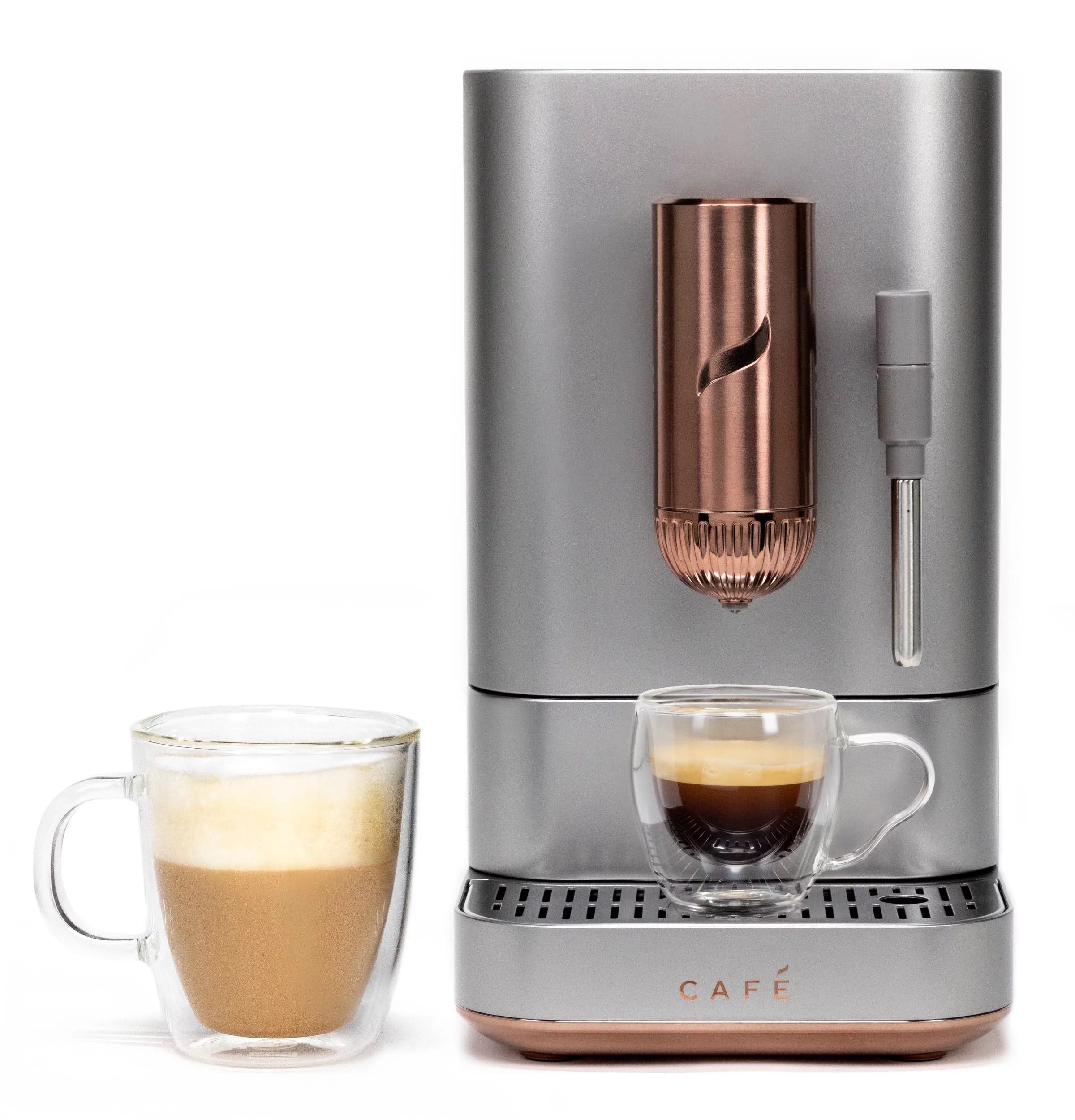 Café Affetto Automatic Espresso Machine + Milk Frother | Built-In & Adjustable Espresso Bean Gri... | Walmart (US)
