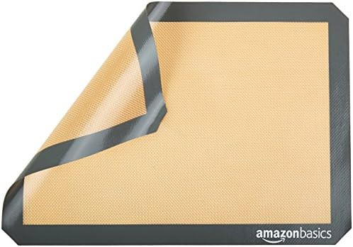 Amazon Basics Silicone, Non-Stick, Food Safe Baking Mat - Pack of 2 | Amazon (US)