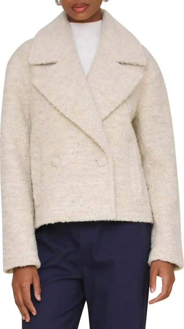 Avec Les Filles Cocoon Wool Blend Peacoat | Nordstrom | Nordstrom