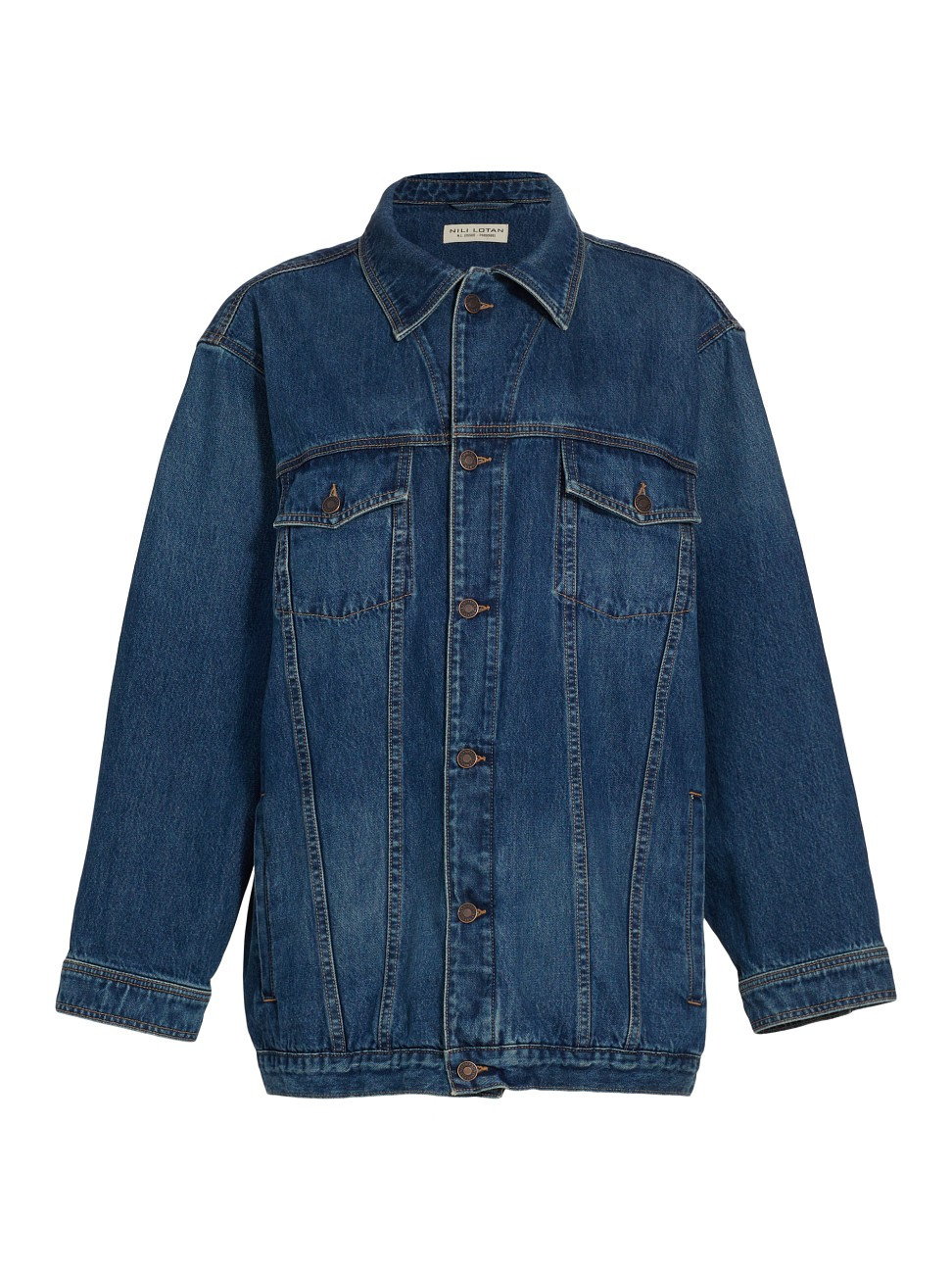 Women's Adam Oversized Denim Jacket - Simon Wash - Size Large | Saks Fifth Avenue