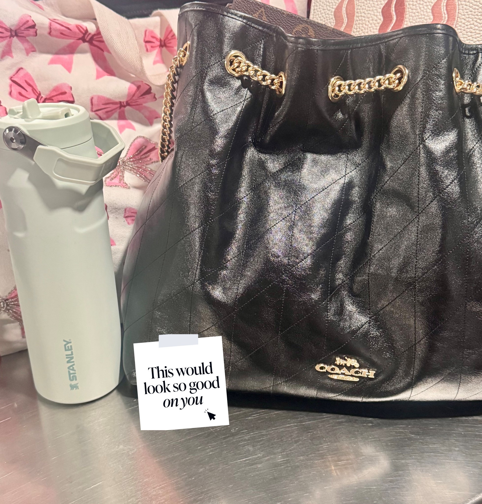 Just a little Coach moment. The Evelyn understood the assignment 👜 

#LTKgrwm #LTKmorningroutine #LTKSaleAlert