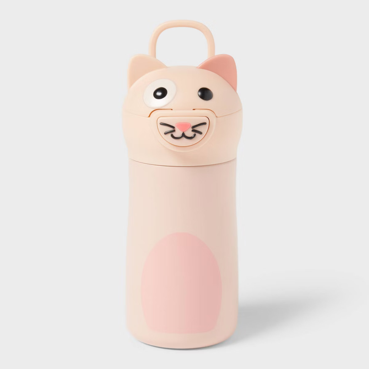 Kids' 10 fl oz Cat Animal Water Bottle - Pillowfort™ | Target