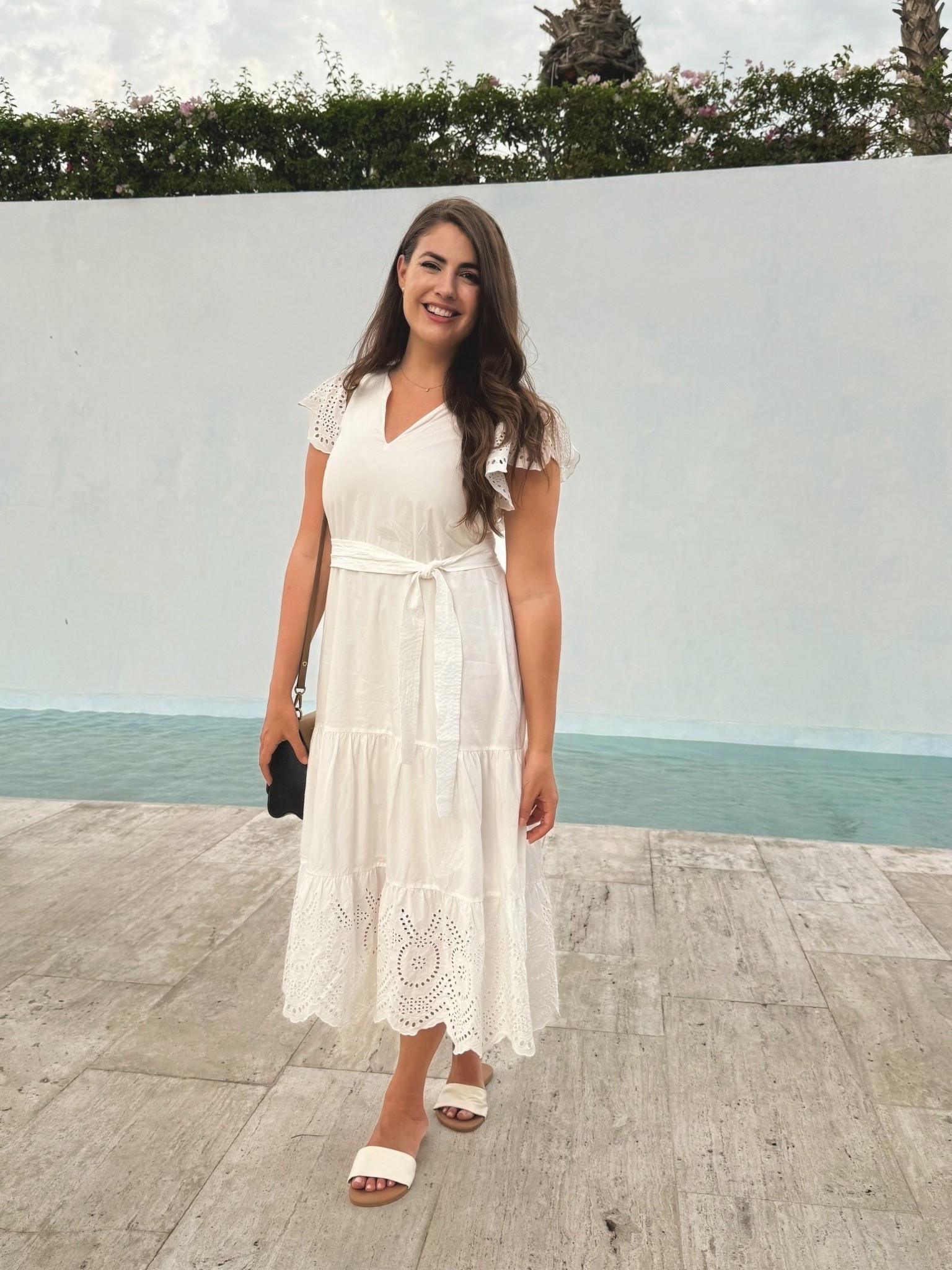 Vacation outfit of the night: I love a white eyelet dress in the summer! 🤍🤍🤍

#LTKTravel #LTKSummerEdit #LTKStyleTip