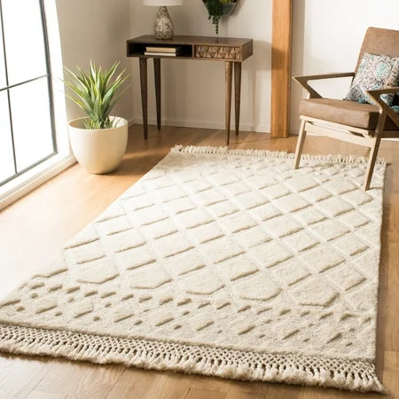 Safavieh Casablanca Rordan Geometric Diamonds Shag Area Rug | Walmart (US)