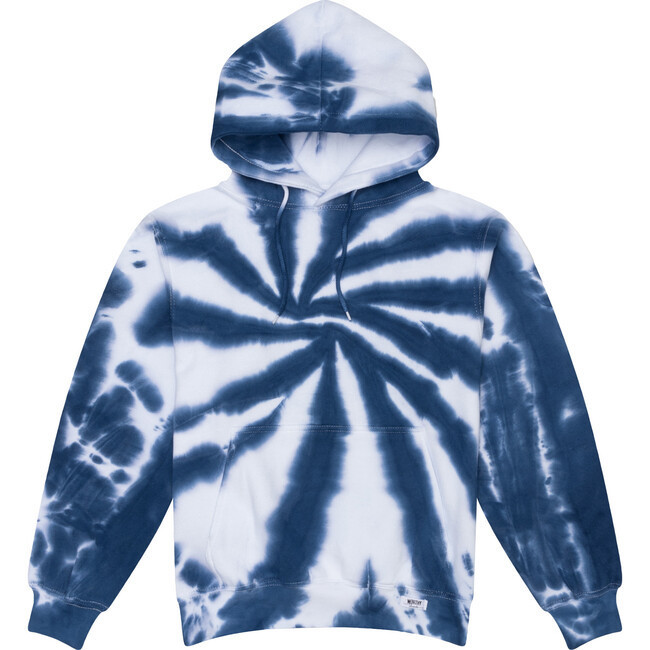 Adult Tie Dye Hoodie, Sapphire | Maisonette