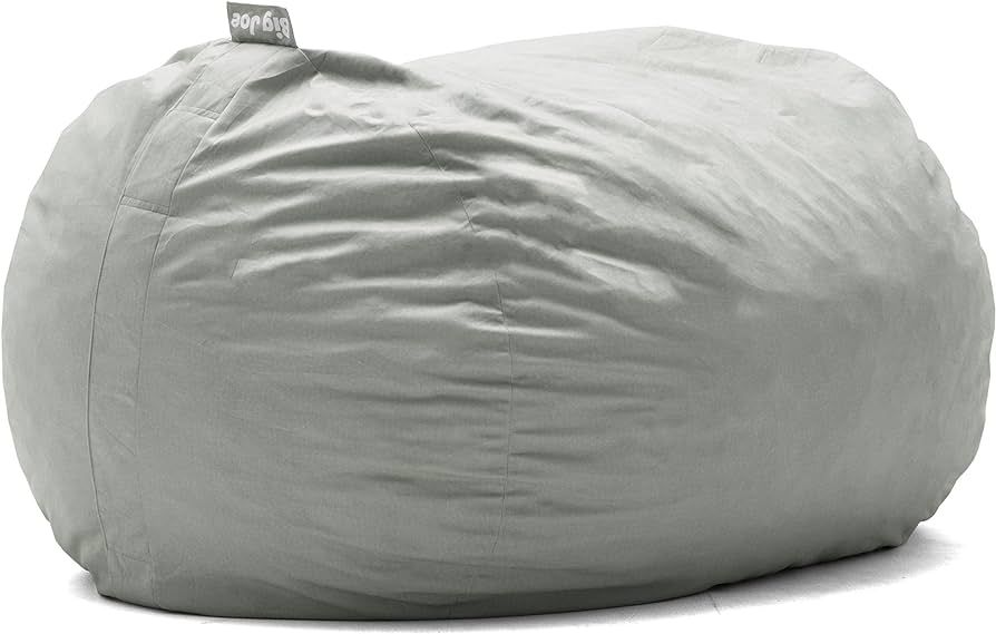 Big Joe Fuf XL Foam Filled Bean Bag Chair with Removable Cover, Fog Lenox, Durable Woven Polyeste... | Amazon (US)