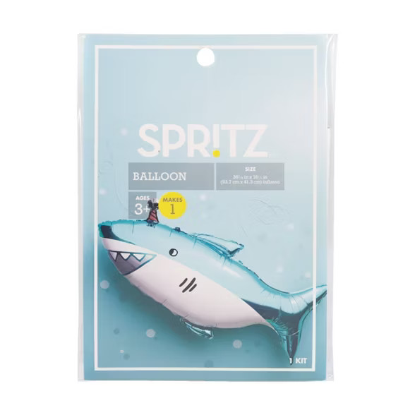 Shark Print Foil Balloon - Spritz™ | Target