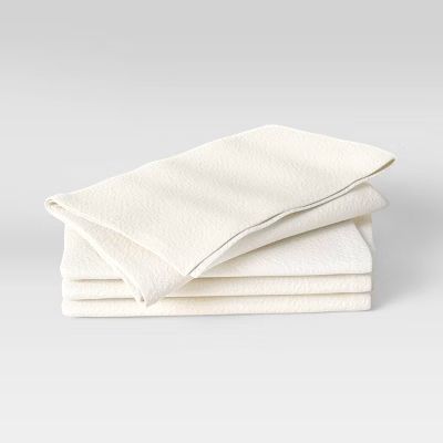 4pk Cotton Easy Care Napkins - Threshold™ | Target