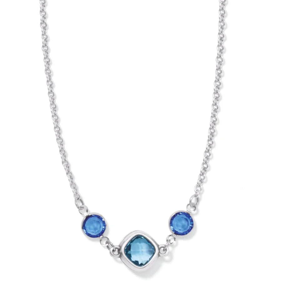 Elora Gems Sky Short Necklace | Brighton