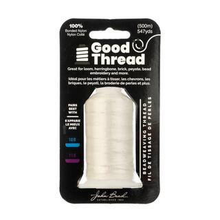 John Bead Good Thread Beadweaving Thread in Ivory | 547 yd | Michaels® | Michaels Stores