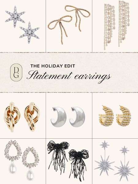 Statement earrings for holiday szn!! // holiday outfit, holiday accessories, holiday party

#LTKHoliday #LTKSeasonal #LTKfindsunder100