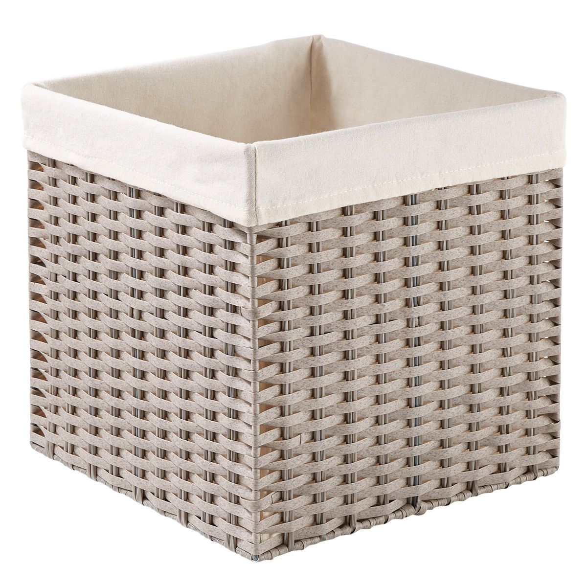 Grey Montauk Square Cubes | The Container Store