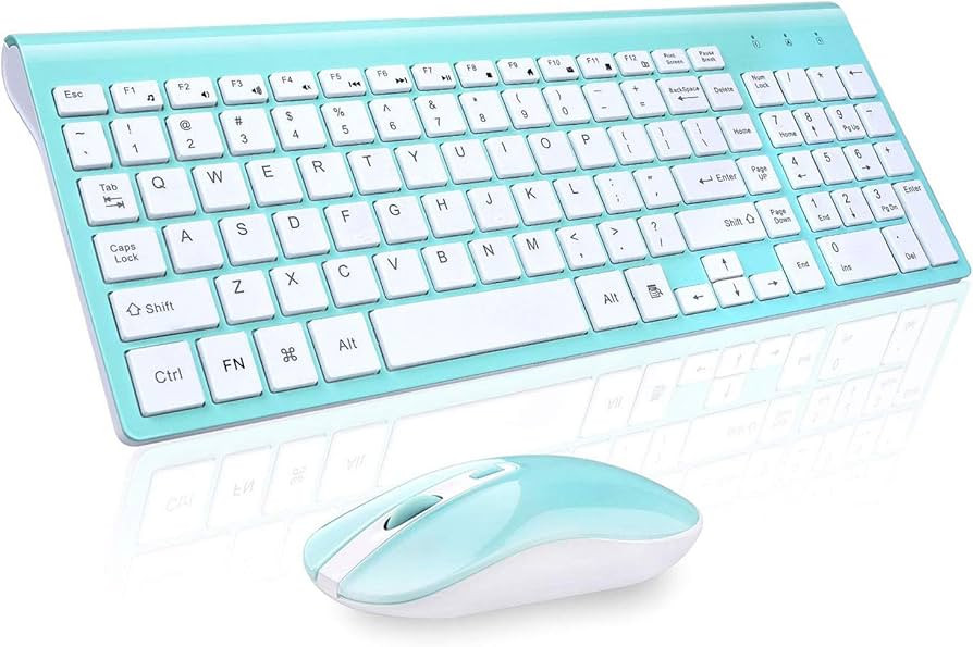 Wireless Keyboard and Mouse Combo, cimetech Compact Full Size Wireless Keyboard and Mouse Set 2.4... | Amazon (US)