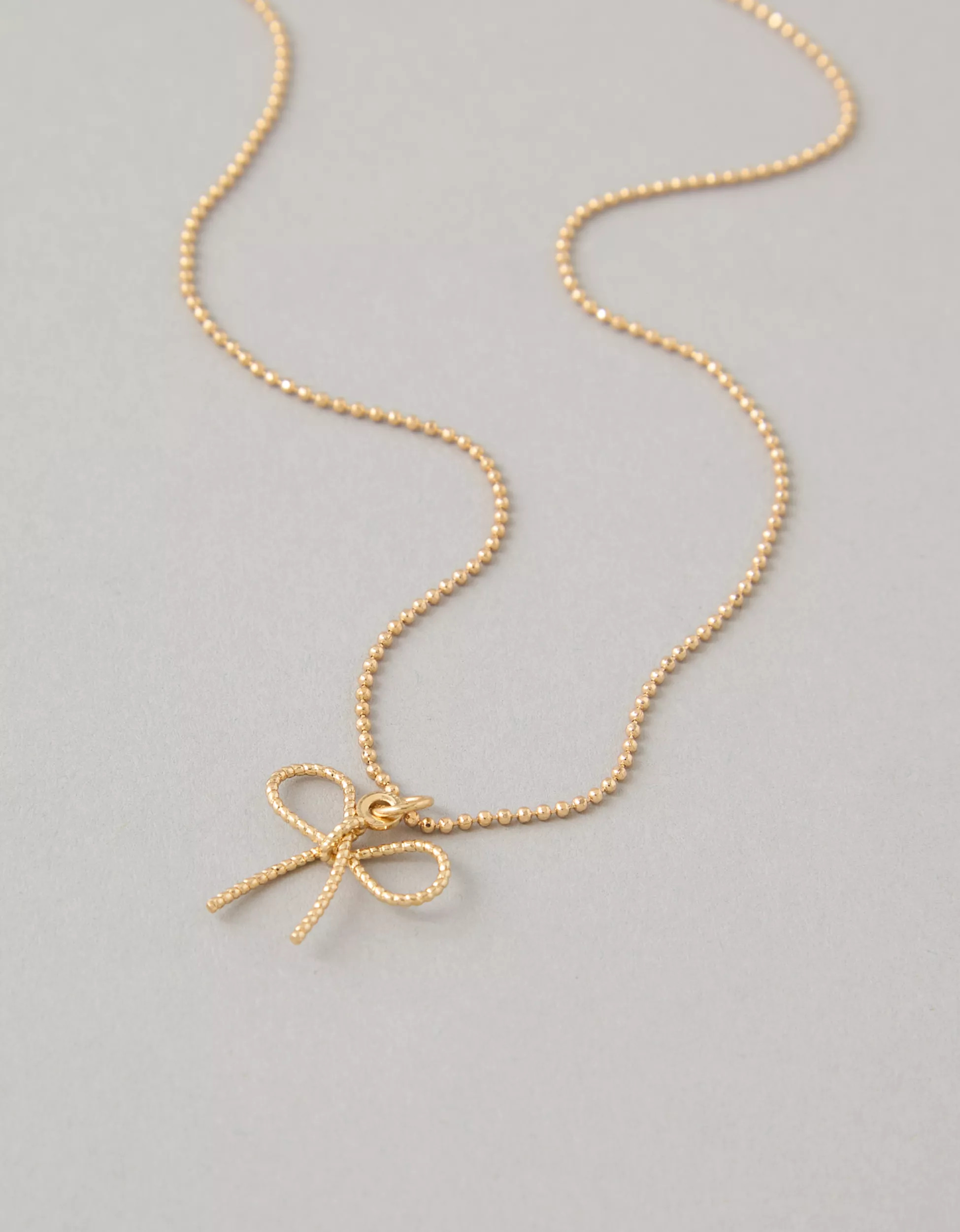 AEO Bow Necklace | American Eagle Outfitters (US & CA)