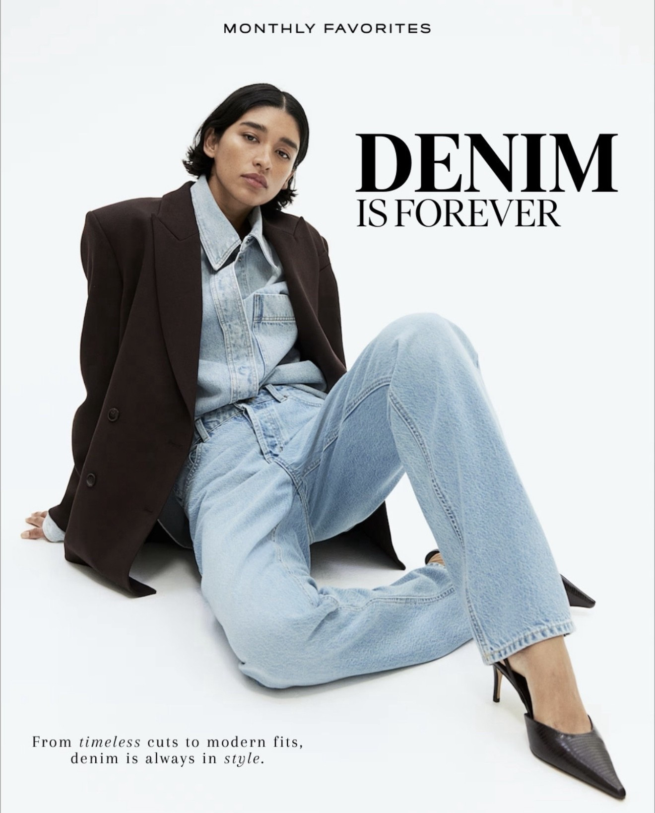 Denim, always. The most timeless piece in a capsule wardrobe, denim grounds every look—from clean straight-leg jeans and relaxed wide-legs to a forever denim jacket and polished dark-wash pair that dresses up or down. At Monthly Favorites, our editors rounded up the best jeans and denim staples of the season with an eye for fit, fabric, and longevity: think high rise that skims (not squeezes), mid-to-dark washes for polish, and hems tailored to your go-to shoes. Save this for your next closet edit, follow @monthlyfavorites for weekly style guides, and shop the Denim Edit via the link in bio.

#denim #bestjeans #straightlegjeans #widelegjeans #darkwashdenim #denimjacket #capsulewardrobe #wardrobestaples #fallstyle #minimalstyle #quietluxury #outfitideas #editorialstyle #highstreetstyle #MonthlyFavorites

#LTKStyleTip #LTKFallSale #LTKFindsUnder100