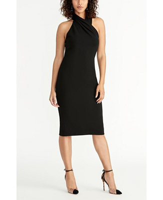 RACHEL Rachel Roy Sleeveless Halter Sheath Dress - Macy's | Macy's