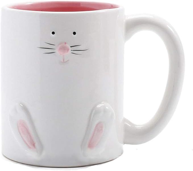 ZaH Easter Bunny Coffee Mug Easter Decoration Gift for Kids Boys Girls - Ceramic Mug Cup 12oz (Ra... | Amazon (US)