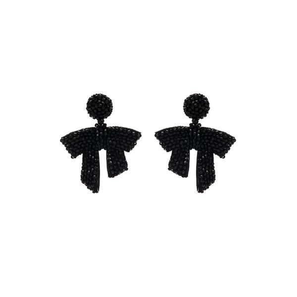 Crystal Bow Earrings | Oscar de la Renta