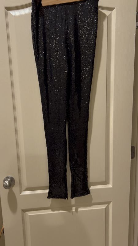 H&M black sequined skinny pants
Leggings
Affordable 
Holiday 
New Year’s Eve
Statement pant
Christmas wear

#LTKHoliday #LTKSeasonal #LTKfindsunder50