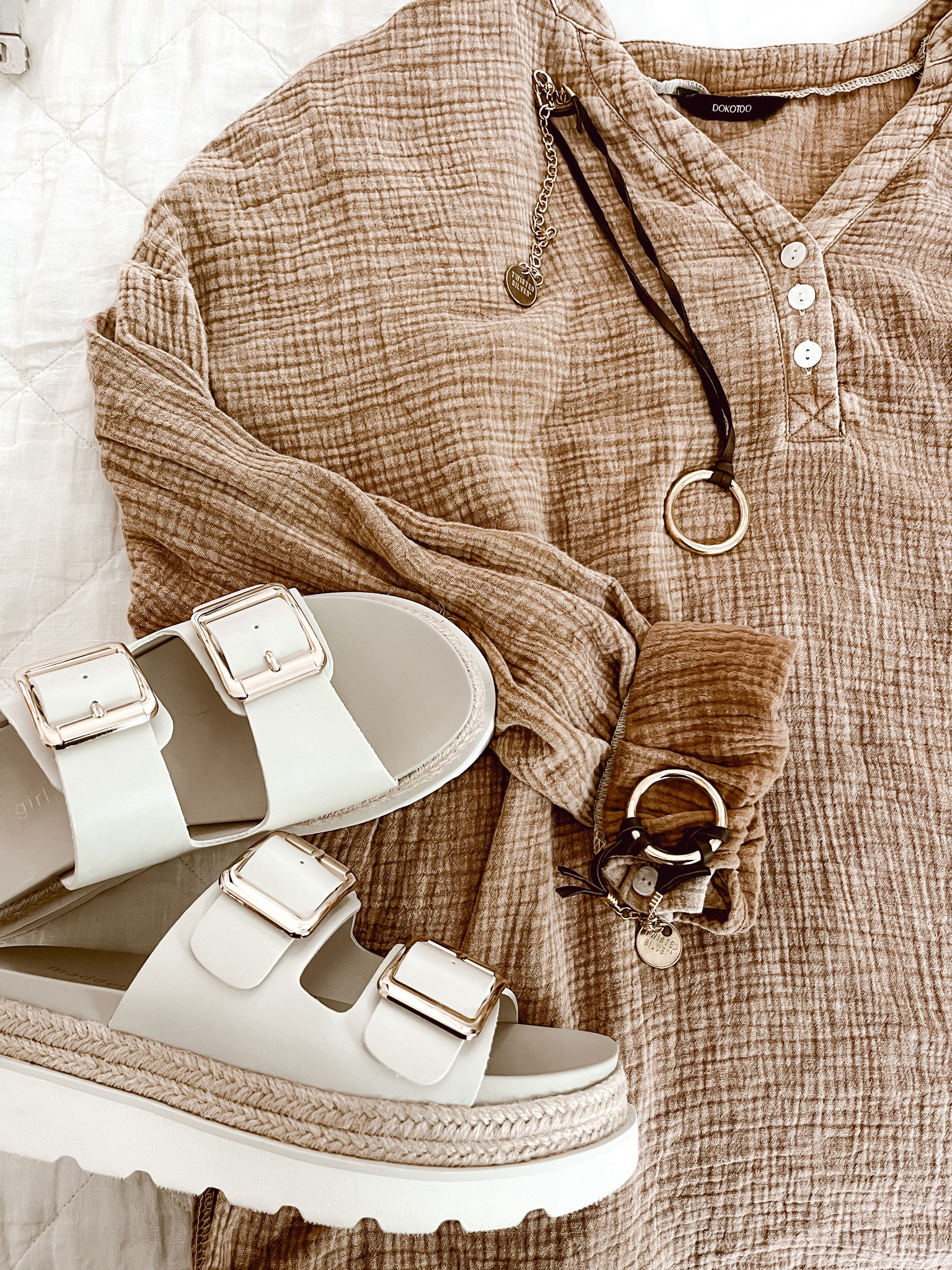 I just received my most recent pieces from the Twisted Silver Twisted Girls Club. The necklace and bracelet include a brass saddle ring on leather. It gives me major country vibes! The leather is so supple and soft and the brass ring has a good weight. 

#LTKMidsize #LTKFindsUnder50 #LTKStyleTip