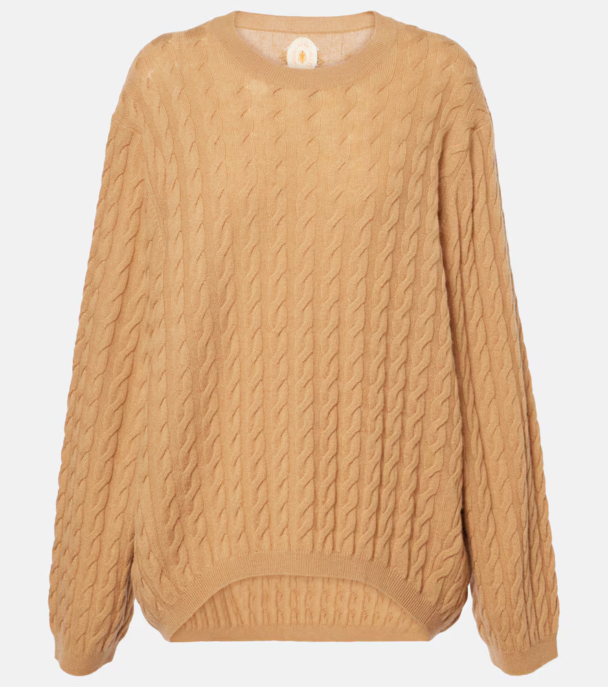 Jardin des Orangers Cable-knit wool and cashmere sweater | Mytheresa (US/CA)