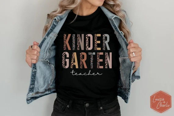 Kindergarten Teacher Shirt, Kindergarten Teacher, Teacher Shirt, Kindergarten Teacher Virtually A... | Etsy (US)