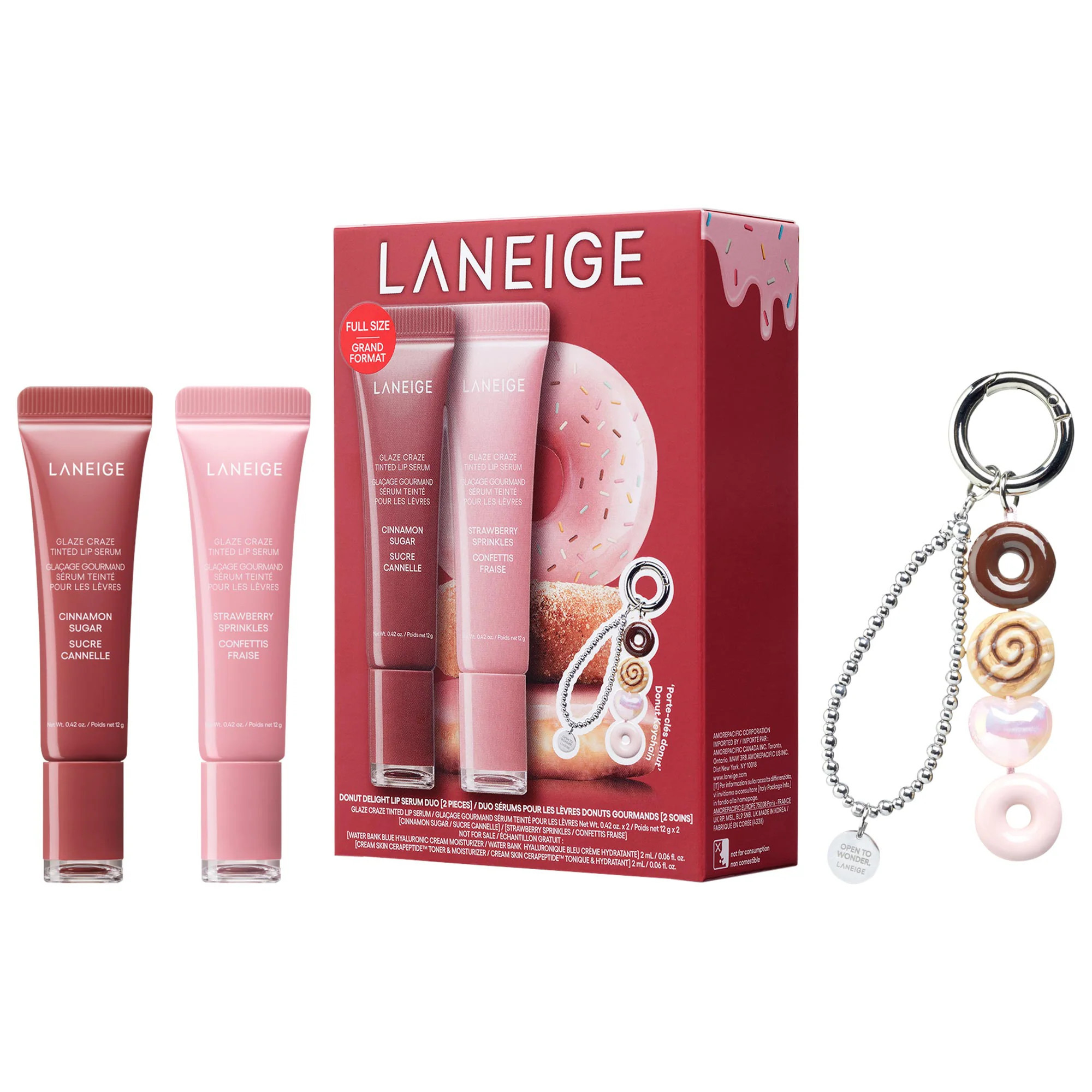 LANEIGE Glaze Craze Donut Delight Hydrating Tinted Lip Serum Duo | Sephora (US)
