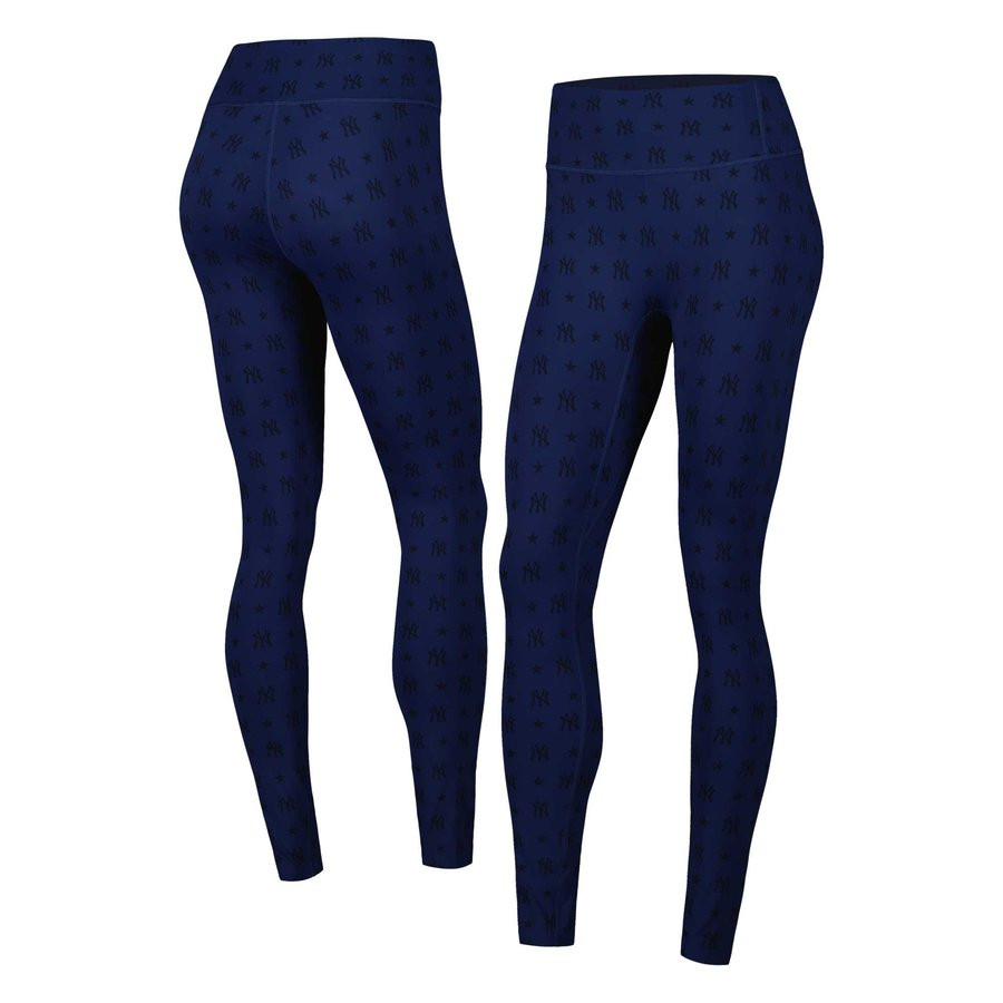 Women's New York Yankees Terez Navy Tonal Leggings | MLB Shop