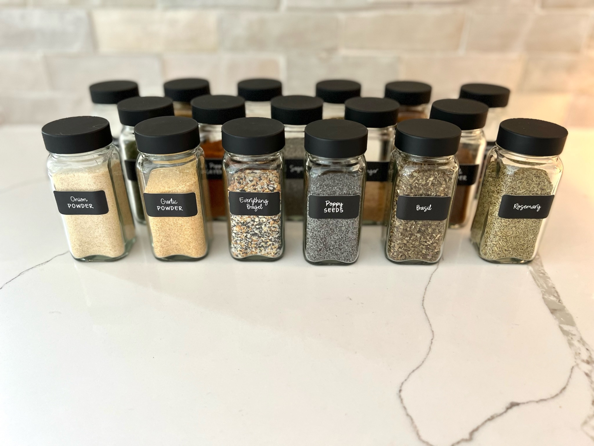 Spice up your life (and pantry!) with these Neat Method matching glass jars! Available in black, brass or acacia lids, these jars are a beautiful addition to a well organized kitchen. Time consuming to transfer all the spices, but once you do you won’t regret it. We love these for sprinkles too!


#liketkit #LTKhome #LTKfamily #LTKunder50
