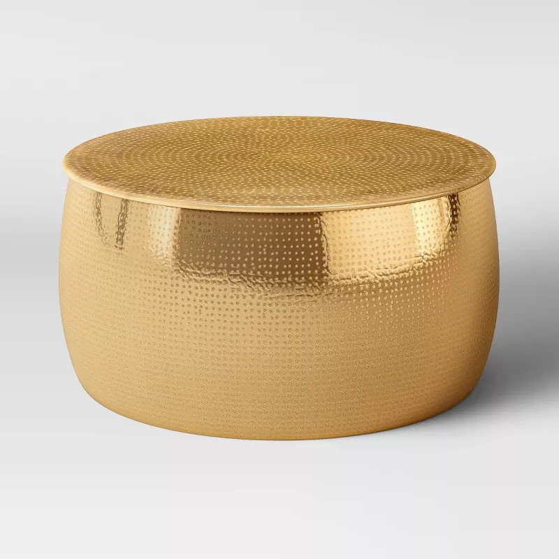 Hammered Metal Storage Patio Coffee Table - Opalhouse™ | Target