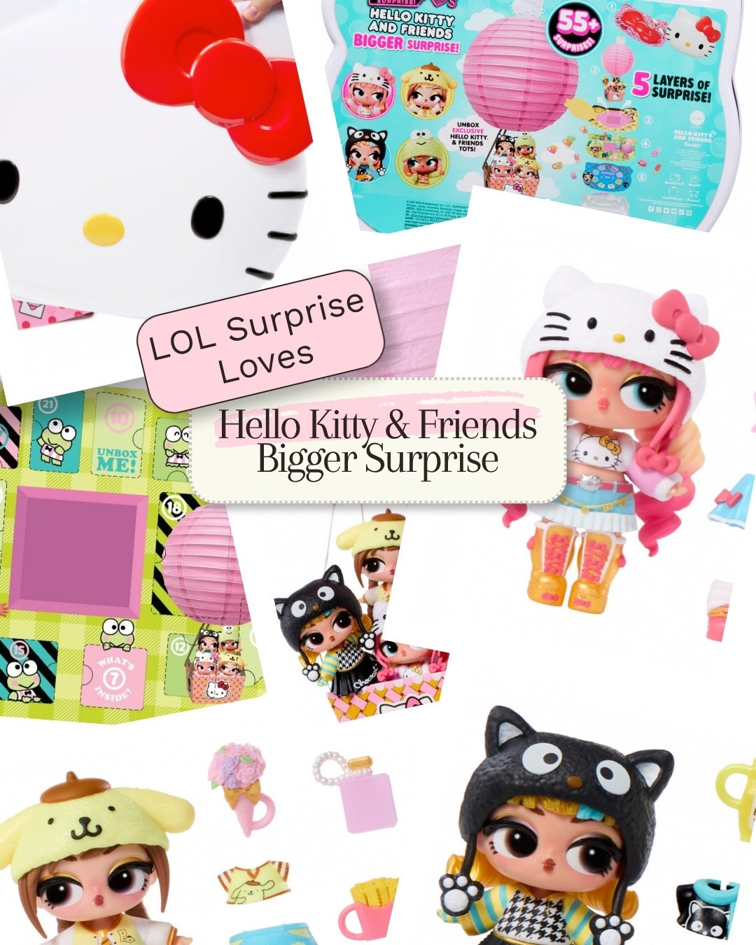 LOL Surprise Loves Hello Kitty & Friends Even Bigger Surprise 🎀 Because apparently I needed another reason to collect tiny things. A giant unboxing of Sanrio cuteness, LOL Surprise dolls, and enough nostalgia to make my inner 90s kid open her wallet. 🛍️

#LTKdayinmylife #LTKmomlife #LTKKids