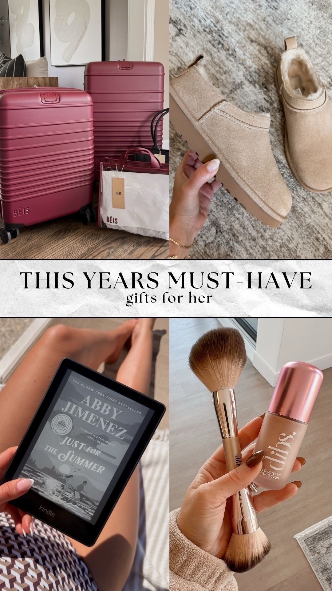 This years must-have gifts for her!!

gifts for her, gift inspo, beis, uggs, kindle, dibs, makeup, beauty finds, gifts for mom, gift guide, amanda west 

#LTKFindsUnder100 #LTKGiftGuide #LTKHoliday