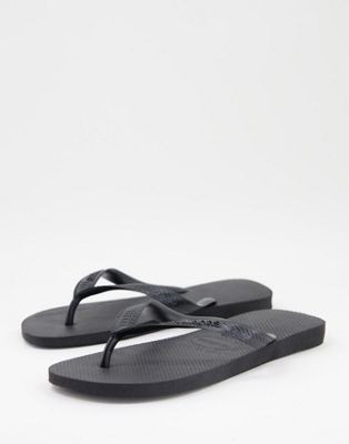 Havaianas - Klassieke teenslippers in zwart | ASOS | ASOS (Global)