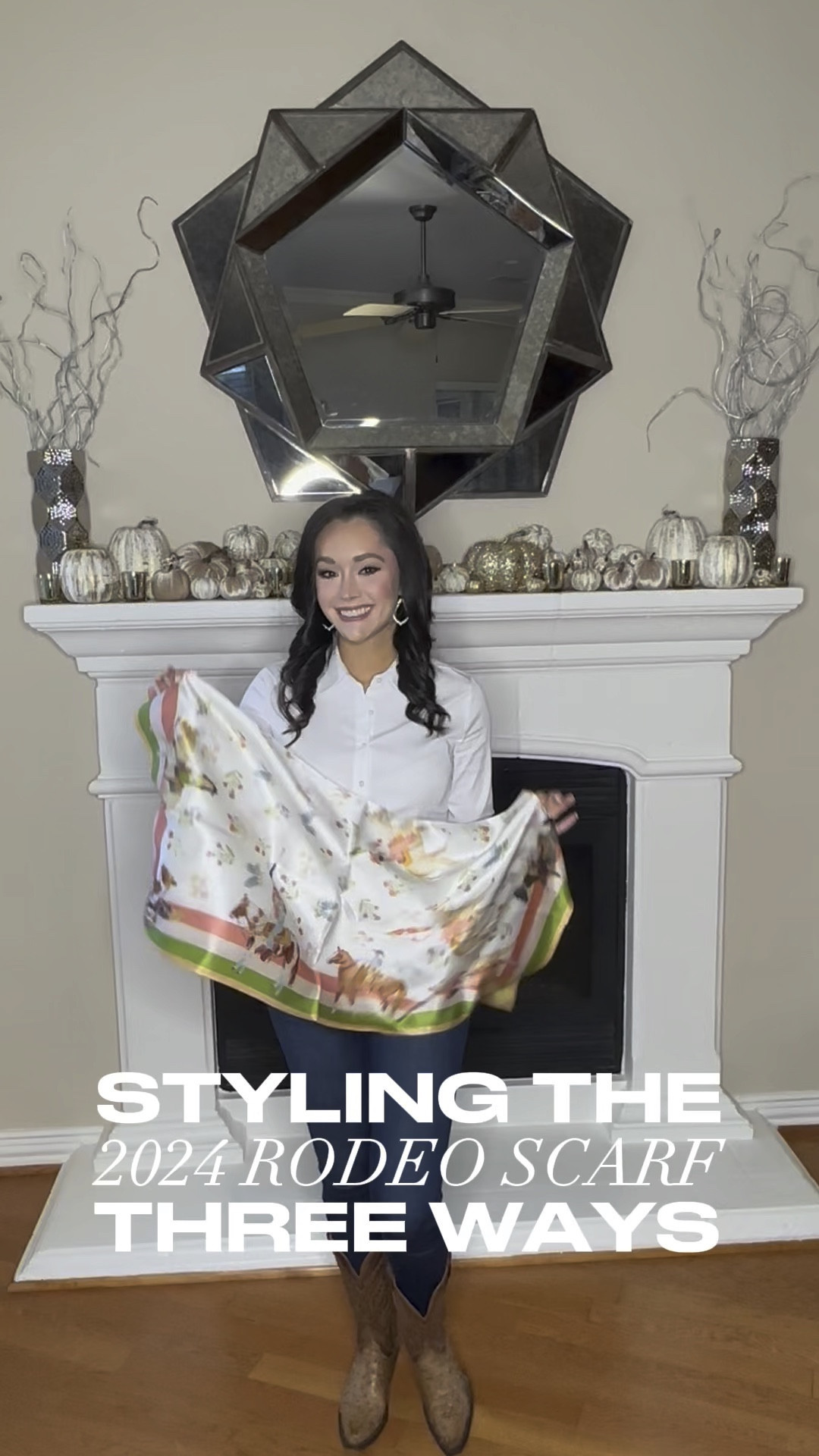 This scarf is so versatile! 3 different ways to style, all guaranteed to wow!

#LTKSeasonal #LTKfindsunder100 #LTKfindsunder50