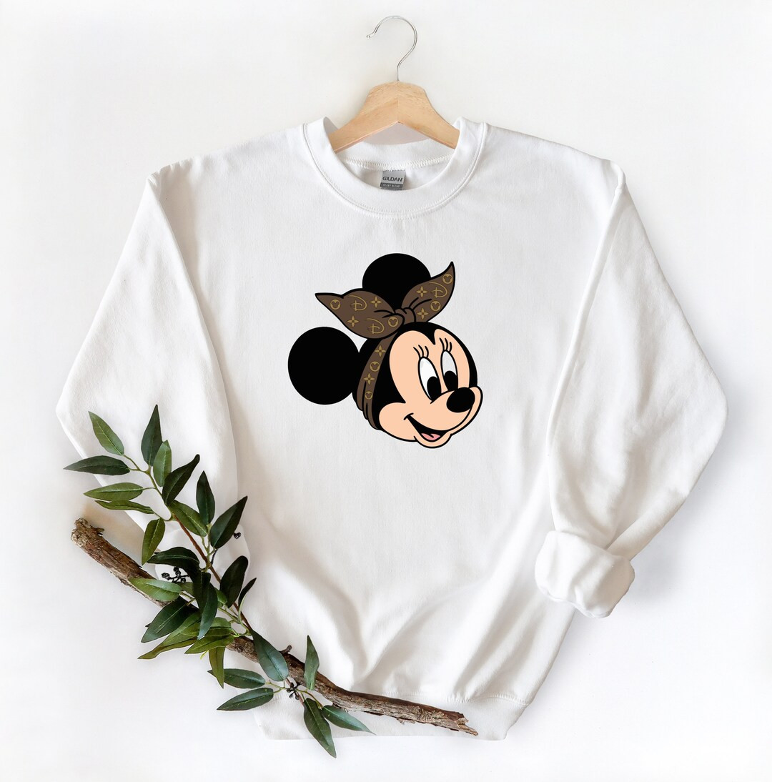 Minnie Sweater Disney Designer Sweatshirt Retro Disney - Etsy | Etsy (US)