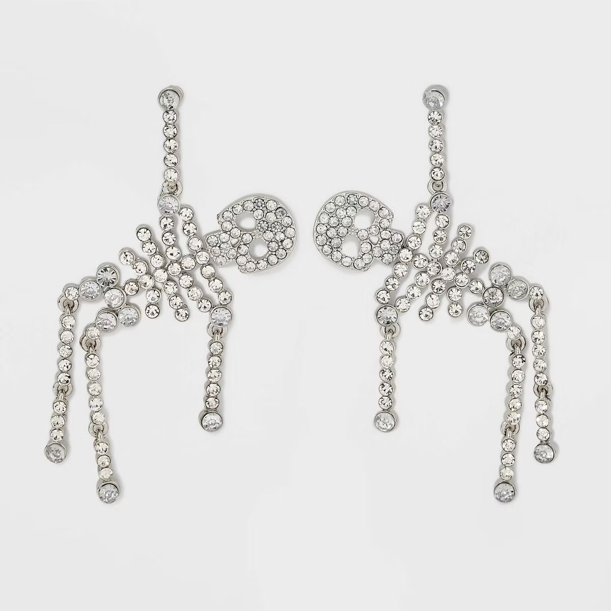 SUGARFIX by BaubleBar Lazy Bones Earrings - Silver | Target