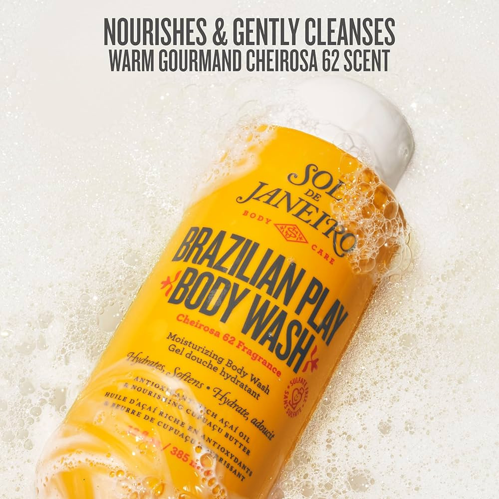 Sol de Janeiro Brazilian Play Body Wash | Moisturizing Shower Gel in Cheirosa 62 Scent | Amazon (US)