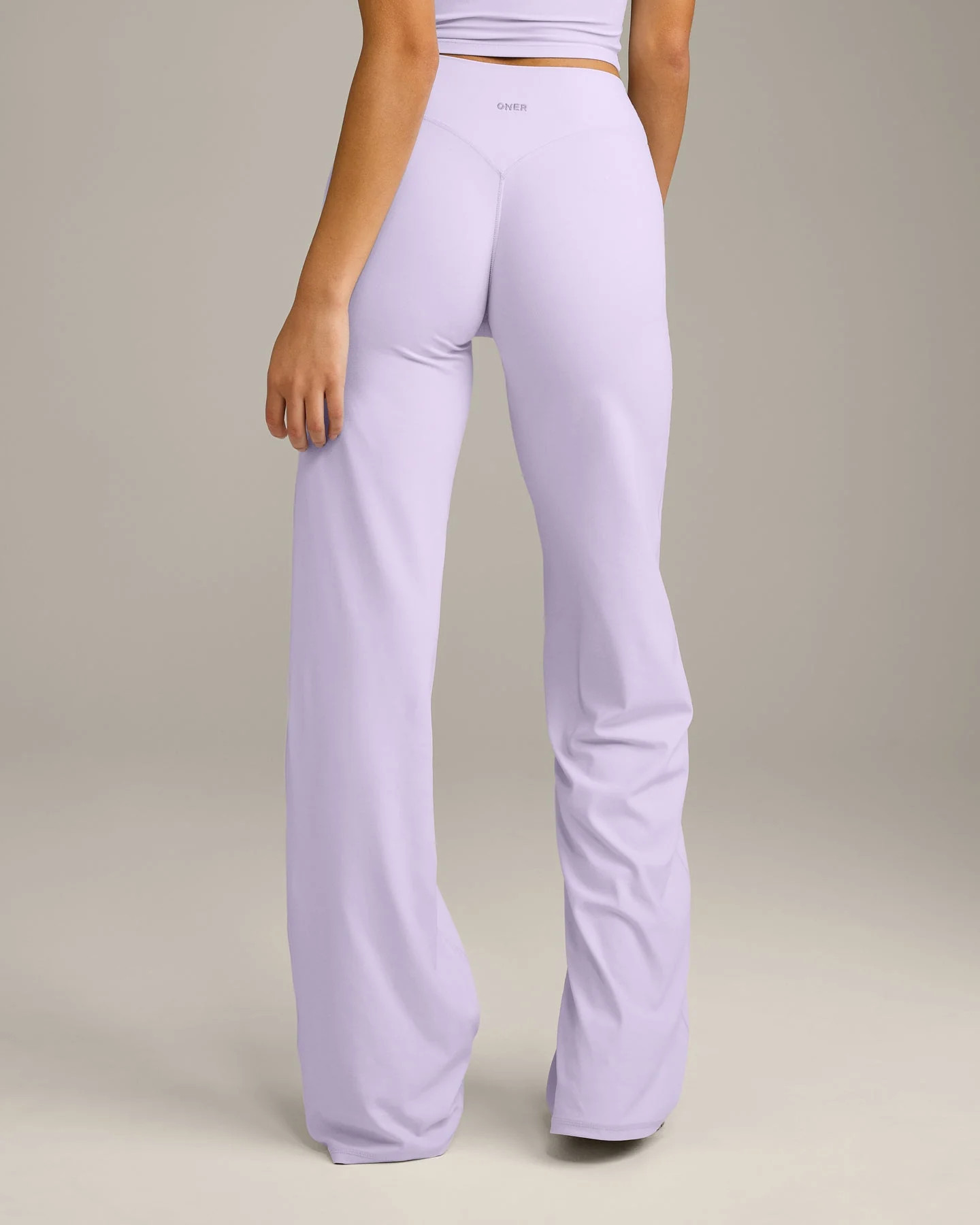 SoftMotion™ Straight Leg Pants with Gray Logo 
 Lavender Purple | Oner Active (UK / US)