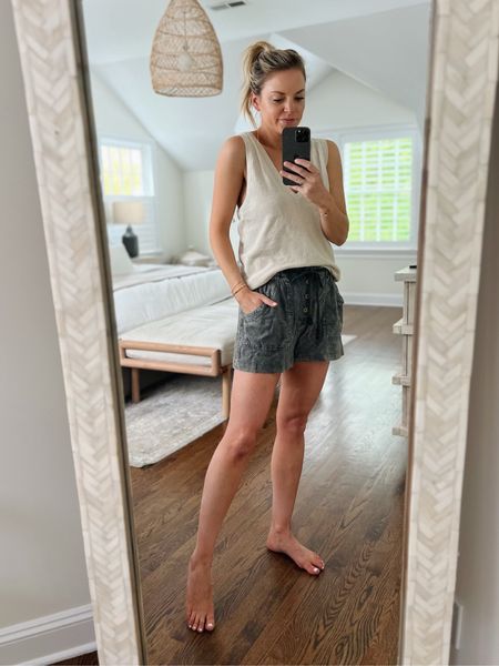 New free people finds 
-shorts under $70 // size small &
3 colors 
-$40 sweater tank // size small & 7 colors 

summer style, casual style 

#LTKfindsunder50 #LTKfindsunder100 #LTKSeasonal