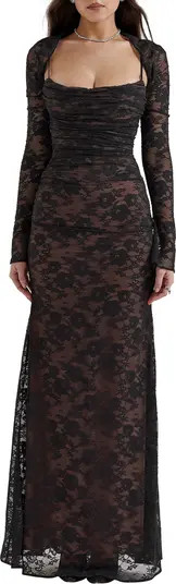 Artemis Long Sleeve Lace Maxi Dress | Nordstrom